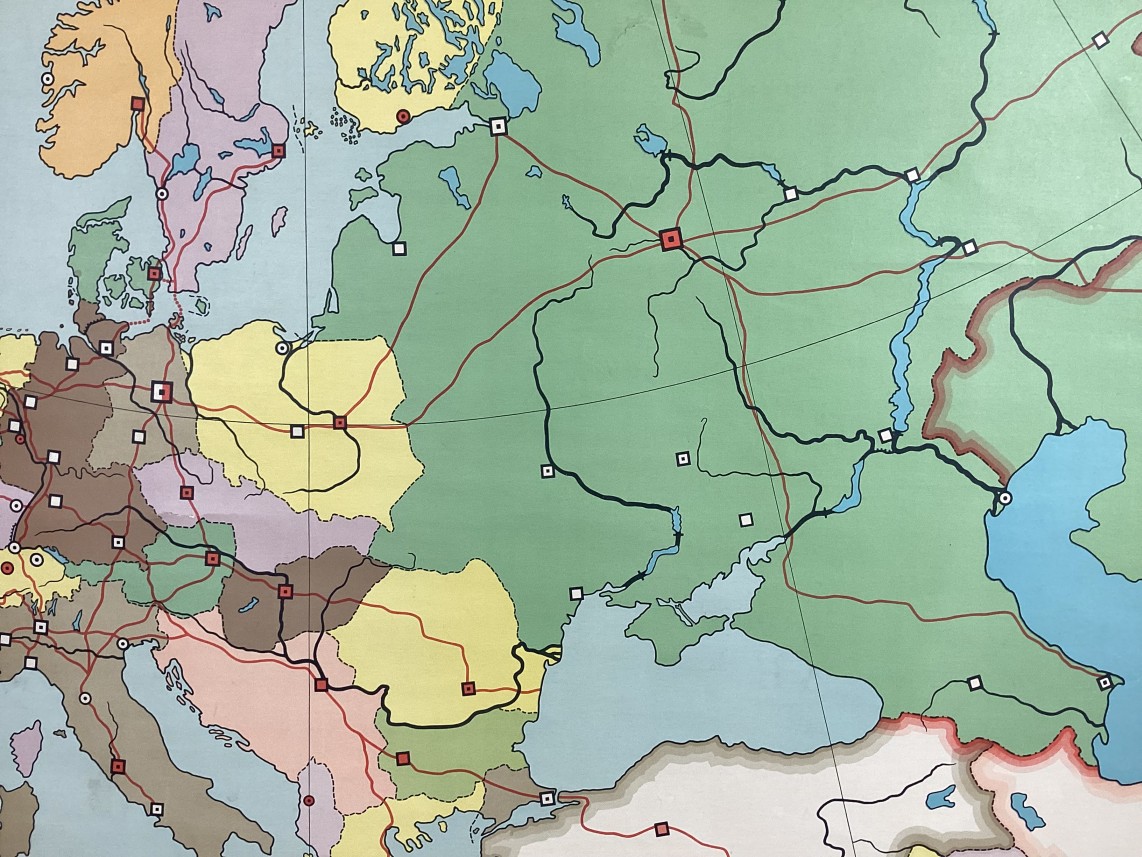 Landkaarten van Europa detail3