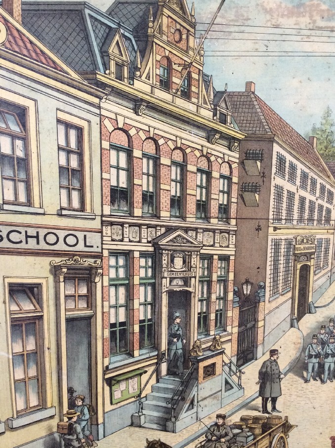 Wereldkaart van De straat - La rue detail1