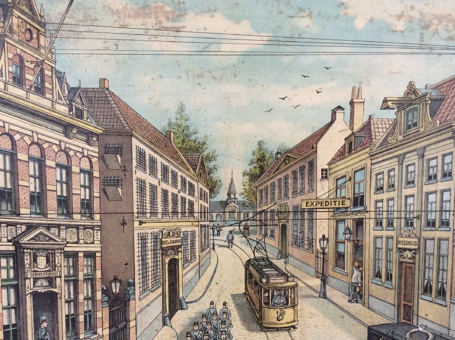 Wereldkaart van De straat - La rue detail3