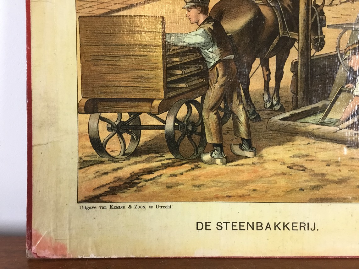 Wereldkaarten van De steenbakkerij - La briqueterie detail2